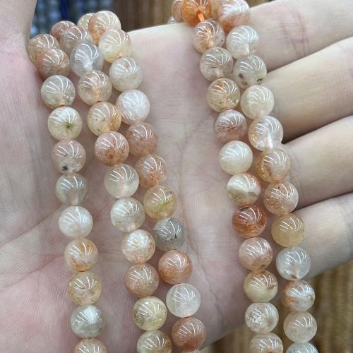 Sunstone Bead, Babhta, DIY, dathanna measctha, Díolta Per 38 cm Snáithe