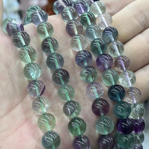 Miçangas de Fluorita, Fluorite colorido, Roda, DIY, cores misturadas, vendido para Aprox 38 cm Strand