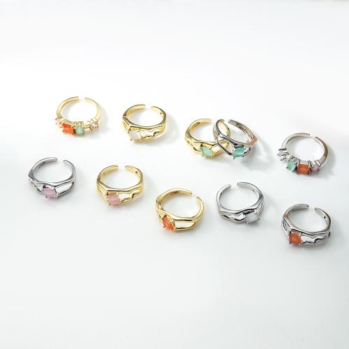 Brass prst prsten, Mosaz, á, módní šperky, zlatý, nikl, olovo a kadmium zdarma, Prodáno By PC