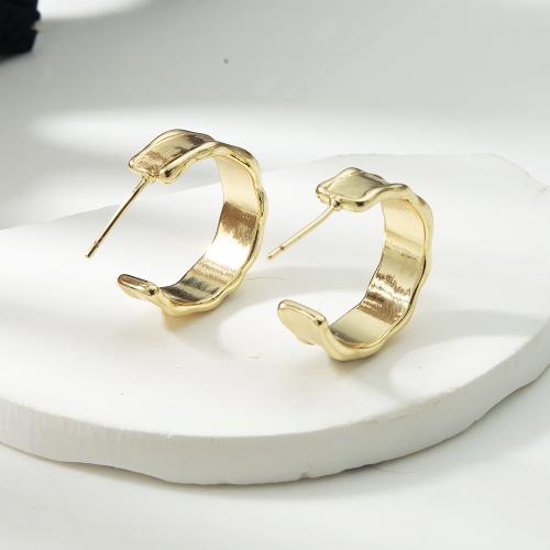 Goujon Laiton, Placage, bijoux de mode, plus de couleurs à choisir, protéger l'environnement, sans nickel, plomb et cadmium, 22x7.60x21.40mm, Vendu par paire