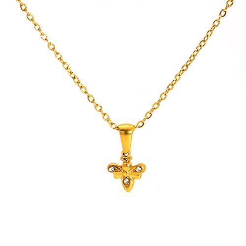 Roestvrij staal halskettingen, 304 roestvrij staal, 18K verguld, mode sieraden & verschillende stijlen voor de keuze & voor vrouw, Verkocht door PC