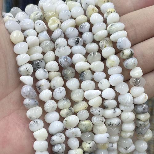 White Opal Perla, Nepravilan, možete DIY, miješana boja, Prodano Per Približno 38 cm Strand