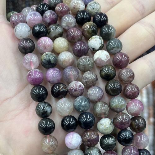  Tourmaline Beads mixed colors DIY Round Sold per Approx 38 cm  Strand