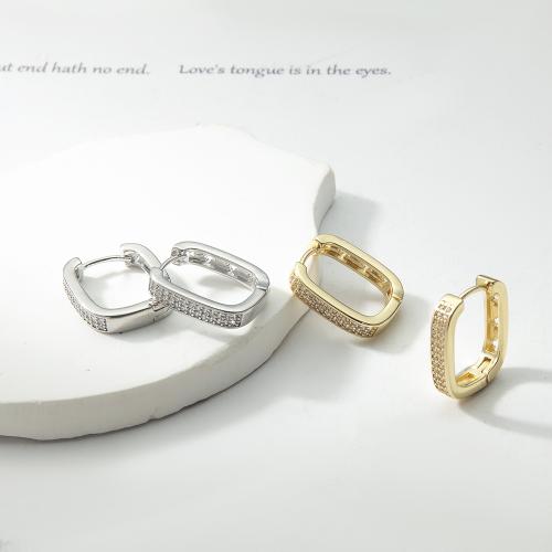 Prás Leverback Earring, plátáilte, jewelry faisin & le rhinestone, dathanna níos mó le haghaidh rogha, nicil, luaidhe & caidmiam saor in aisce, 14.60x3.40x16.70mm, Díolta De réir Péire