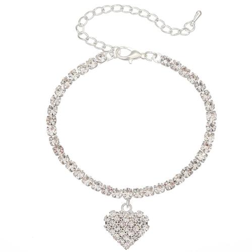 Anklet Prás, jewelry faisin & do bhean & le rhinestone, dathanna níos mó le haghaidh rogha, Díolta De réir Péire