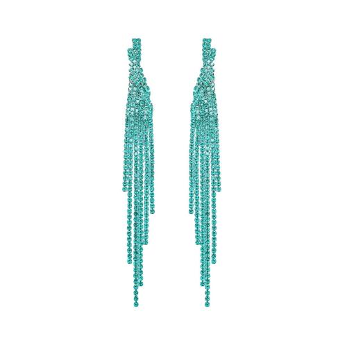 Mosaz pokles náunice, módní šperky & pro ženy & s drahokamu, více barev na výběr, Prodáno By Pair