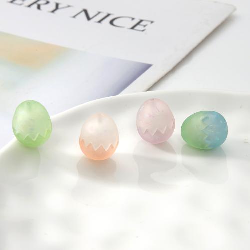 Resin Jewelry Beads Oval DIY Inner Approx 1mm Sold By PC