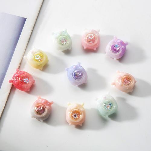 Hars Sieraden Kralen, met Plastic Pearl, DIY, meer kleuren voor de keuze, 15.30x12x17.95mm, Binnendiameter:Ca 1mm, Verkocht door PC