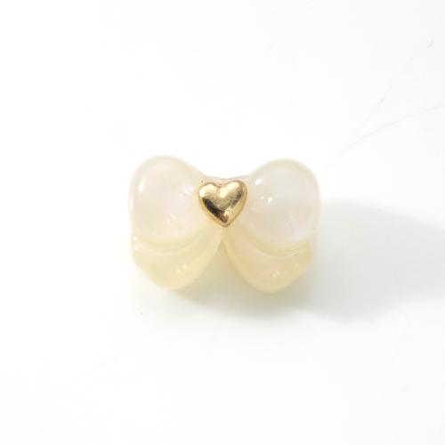 Coirníní jewelry Roisín, le Prás, Bowknot, DIY, dathanna níos mó le haghaidh rogha, 15.30x7.60x10.50mm, Trastomhas Istigh:Thart 1mm, Díolta De réir PC