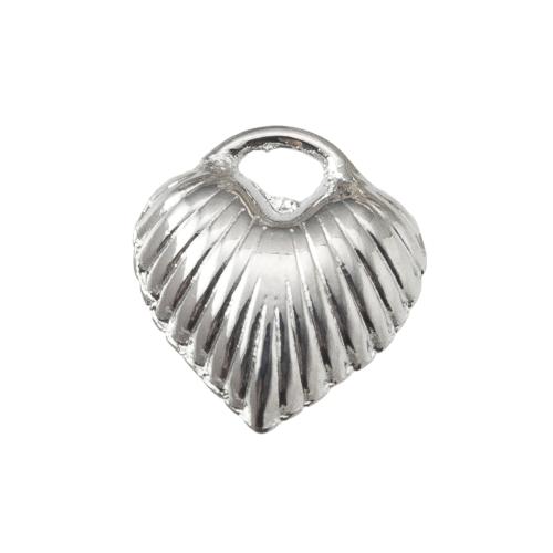Brass Heart Pendants plated DIY nickel lead & cadmium free Sold By PC