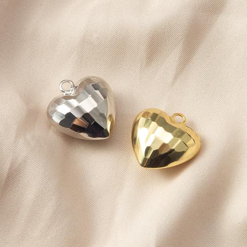 Brass Heart Pendants plated DIY nickel lead & cadmium free Sold By PC