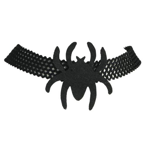 Choker en cristal, ruban de velventine, avec cristal & alliage de zinc, bijoux de mode & styles différents pour le choix & pour femme, Vendu par PC
