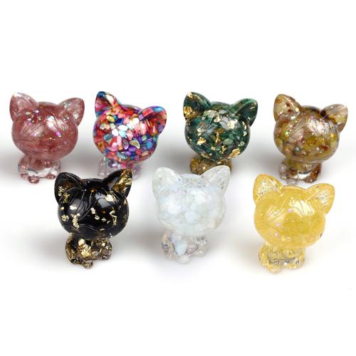  Gemstone Decoration with Resin epoxy gel Cat Sold By PC