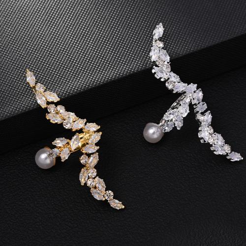 Prás Finger Ring, Alloy Copar, le Ciúbach Zirconia, plátáilte, jewelry faisin & do bhean, dathanna níos mó le haghaidh rogha, Díolta De réir PC