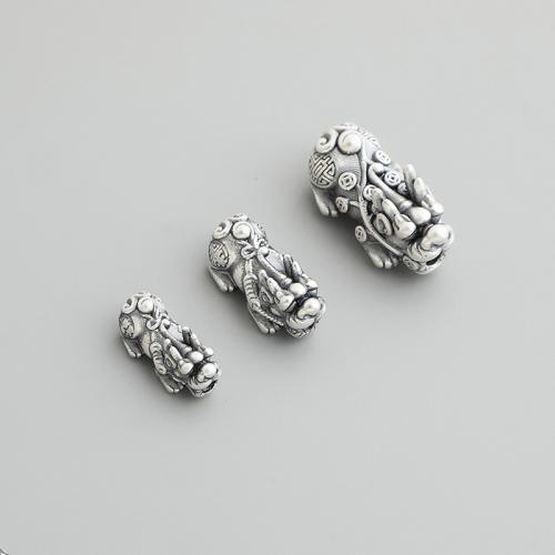 925 Sterling Silver Pärlor, Fabulous Wild Beast, DIY, silver, Säljs av PC