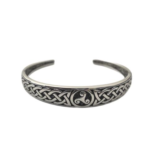 Stainless Steel Bangle 304 Stainless Steel polished fashion jewelry & Unisex original color Sold By PC