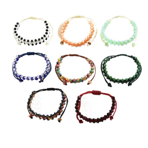 Crystal Bracelet, le Corda Snaidhmthe, lámhdhéanta, jewelry faisin & do bhean, dathanna níos mó le haghaidh rogha, Díolta De réir PC