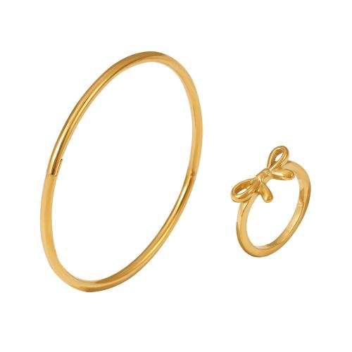 Roestvrij staal sieraden sets, 304 roestvrij staal, plated, mode sieraden & verschillende stijlen voor de keuze & voor vrouw, meer kleuren voor de keuze, Verkocht door PC