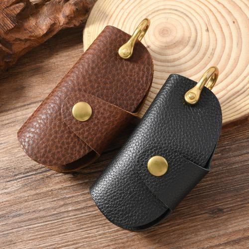 Lehmänvuota Key Bag, kanssa Rauta & Sinkkiseos, Kannettava & Vintage & Unisex, enemmän värejä valinta, 115x53mm, Myymät PC