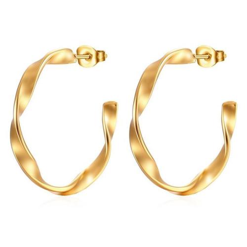 Stainless Steel Stud Earrings 304 Stainless Steel plated fashion jewelry & for woman Sold By Pair