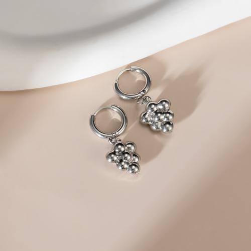 Orecchino di goccia in acciaio inox, 304 acciaio inox, placcato, gioielli di moda & stili diversi per la scelta & per la donna, nessuno, Venduto da coppia