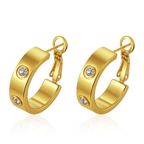 Acier inoxydable Levier Retour Earring, Acier inoxydable 304, Placage, bijoux de mode & pavé de micro zircon & pour femme, plus de couleurs à choisir, Vendu par paire