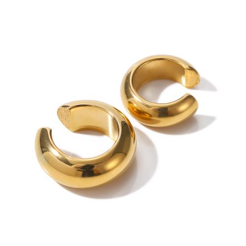 304 Edelstahl Ohrring Clip, plattiert, Modeschmuck & für Frau, keine, verkauft von Paar