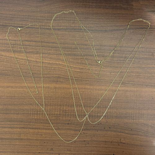 Body Chain Sieraden, 304 roestvrij staal, plated, mode sieraden & balketting & voor vrouw, meer kleuren voor de keuze, Verkocht door PC