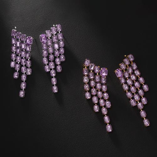 Mesing ispustiti naunica, Slitina bakra, Leptir, pozlaćen, modni nakit & za žene & s Rhinestone, više boja za izbor, Prodano By par