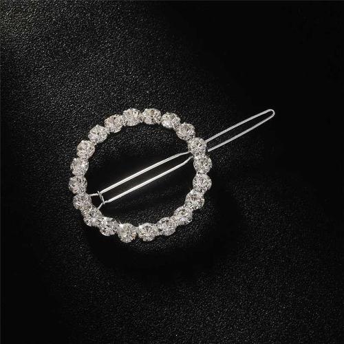 Beretka, Slitina bakra, pozlaćen, modni nakit & za žene & s Rhinestone, više boja za izbor, Prodano By par