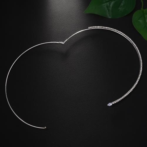 Collar Necklace Copper Alloy fashion jewelry & for woman Sold By PC