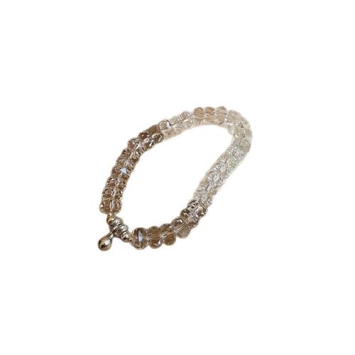 Crystal Bracelets with Zinc Alloy handmade fashion jewelry & for woman Length Approx 17.8 cm Sold By PC