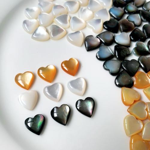 Cabochon en coquillage, coquille, coeur, DIY & styles différents pour le choix, Vendu par PC