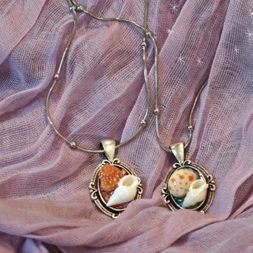Shell Necklaces Stainless Steel with Shell & Zinc Alloy with 5cm extender chain fashion jewelry & for woman & epoxy gel Length Approx 45 cm Sold By PC