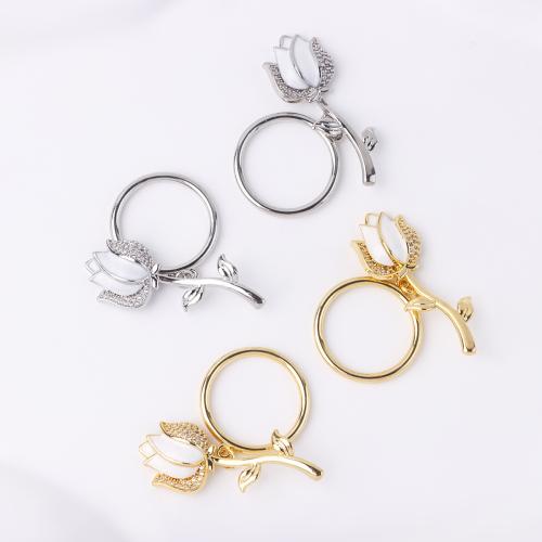 Fecho de alavanca de latão, cobre, Rose, banhado, DIY & esmalte & com strass, Mais cores pare escolha, níquel, chumbo e cádmio livre, vendido por Defina