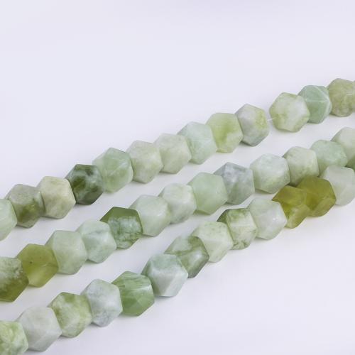 Grânulos de gemstone jóias, Jade nova montanha, DIY, cores misturadas, 10x10mm, vendido para 37 cm Strand