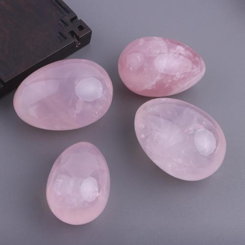 Decoração da moda, quartzo rosa, ovo, DIY, rosa, vendido por PC