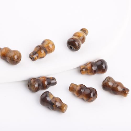 Abalorios de Ojo de Tigre, Calabaza, Bricolaje, color mixto, 8x15mm, Vendido por UD