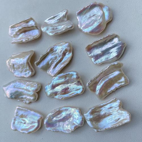 Cultured No Hole Freshwater Pearl Beads petals DIY white Sold By PC