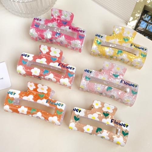 Hair Claw Clips PVC Plastic fashion jewelry nickel lead & cadmium free Sold By PC