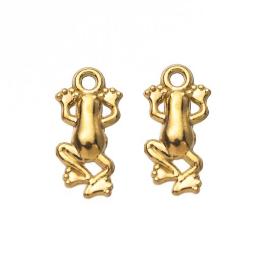 Stainless Steel Animal Pendants 304 Stainless Steel Frog DIY Sold By PC