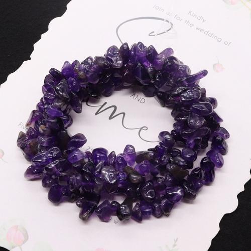 Perline di ametista naturale, DIY, viola, 8mm, Venduto da filo