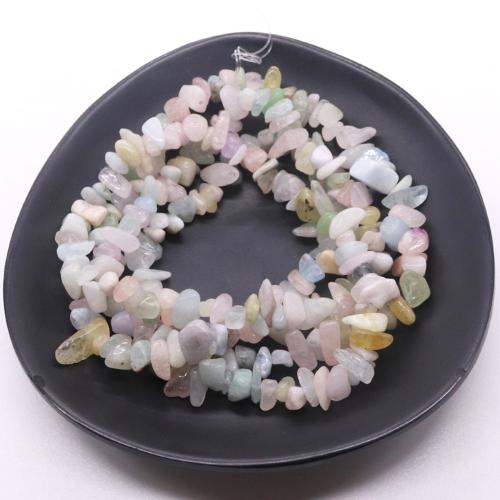 Gemstone Jewelry Karoliukai, Morganite, Nereguliarus, Pasidaryk pats, mišrios spalvos, 8mm, Pardavė Strand