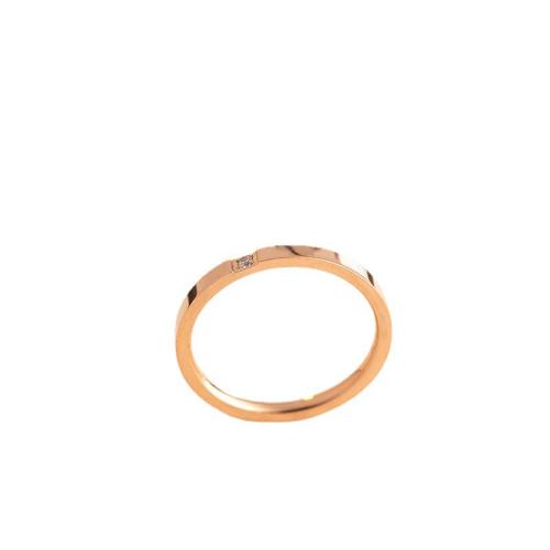 Titanium Staal Finger Ring, plated, verschillende grootte voor keus & voor vrouw & met strass, meer kleuren voor de keuze, Maat:5-11, Verkocht door PC