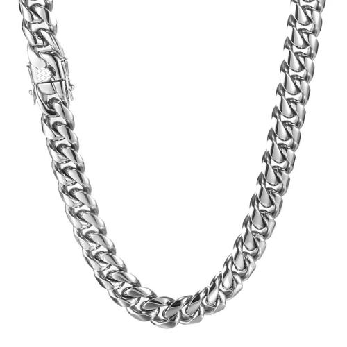 316 Stainless Steel Halskæde, forgyldt, forskellig størrelse for valg & for mennesket, flere farver til valg, Solgt af PC