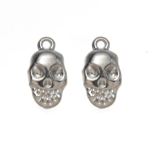 Stainless Steel Skull Pendants 304 Stainless Steel DIY Sold By PC