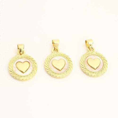 Mosaz Šperky Přívěsky, s Skořápka, DIY, zlatý, Prodáno By PC