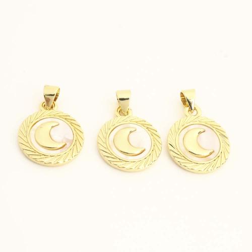 Mosaz Šperky Přívěsky, s Skořápka, DIY, zlatý, Prodáno By PC