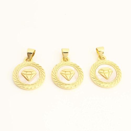 Mosaz Šperky Přívěsky, s Skořápka, DIY, zlatý, Prodáno By PC