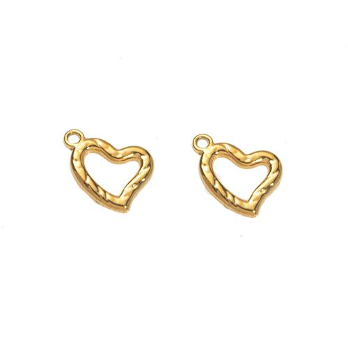 Stainless Steel Heart Pendants 304 Stainless Steel DIY & hollow Sold By PC